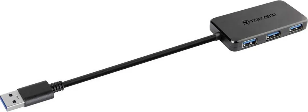 Transcend TS-HUB2K USB Hub 4 Poorten - Zwart