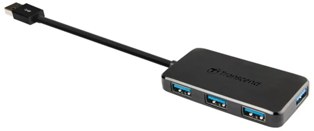 Transcend TS-HUB2K USB Hub 4 Poorten - Zwart