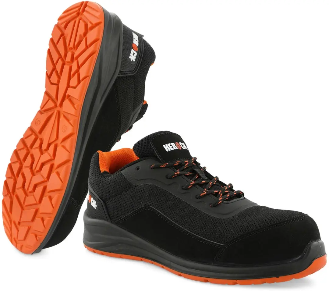 Herock Leno S1PS Lage Veiligheidssneakers SR FO ESD SC - Oranje