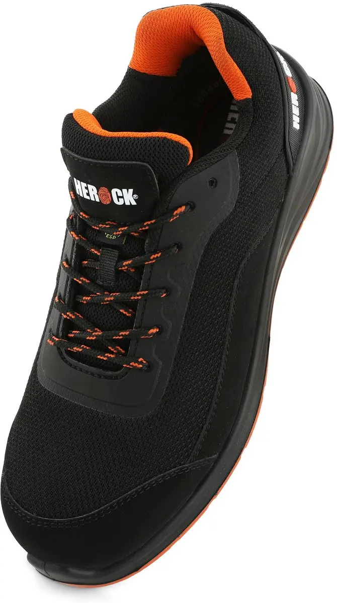 Herock Leno S1PS Lage Veiligheidssneakers SR FO ESD SC - Oranje