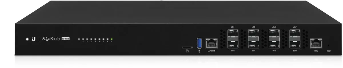 Ubiquiti EdgeRouter ER-8-XG - 8x SFP 80 Gbps - Zwart
