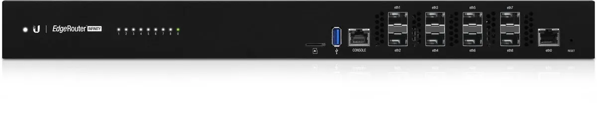 Ubiquiti EdgeRouter ER-8-XG - 8x SFP 80 Gbps - Zwart