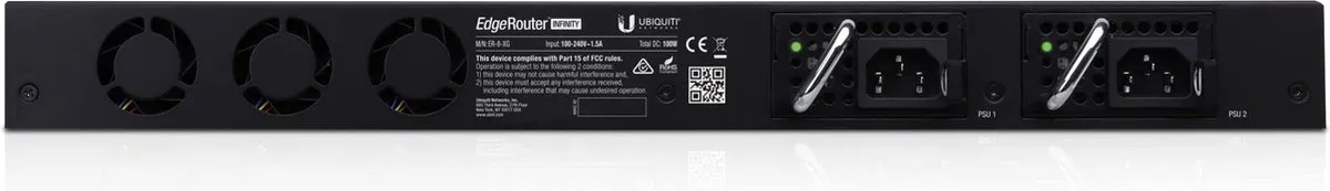 Ubiquiti EdgeRouter ER-8-XG - 8x SFP 80 Gbps - Zwart - afbeelding 6 van 6