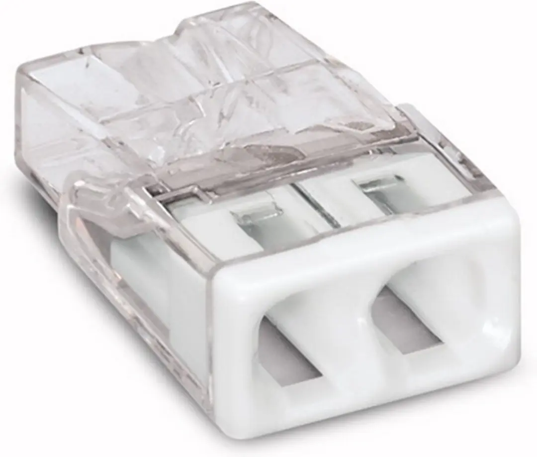 WAGO Mini Lasklem 2-voudig 2x0.5-2.5mm² - 40 Stuks