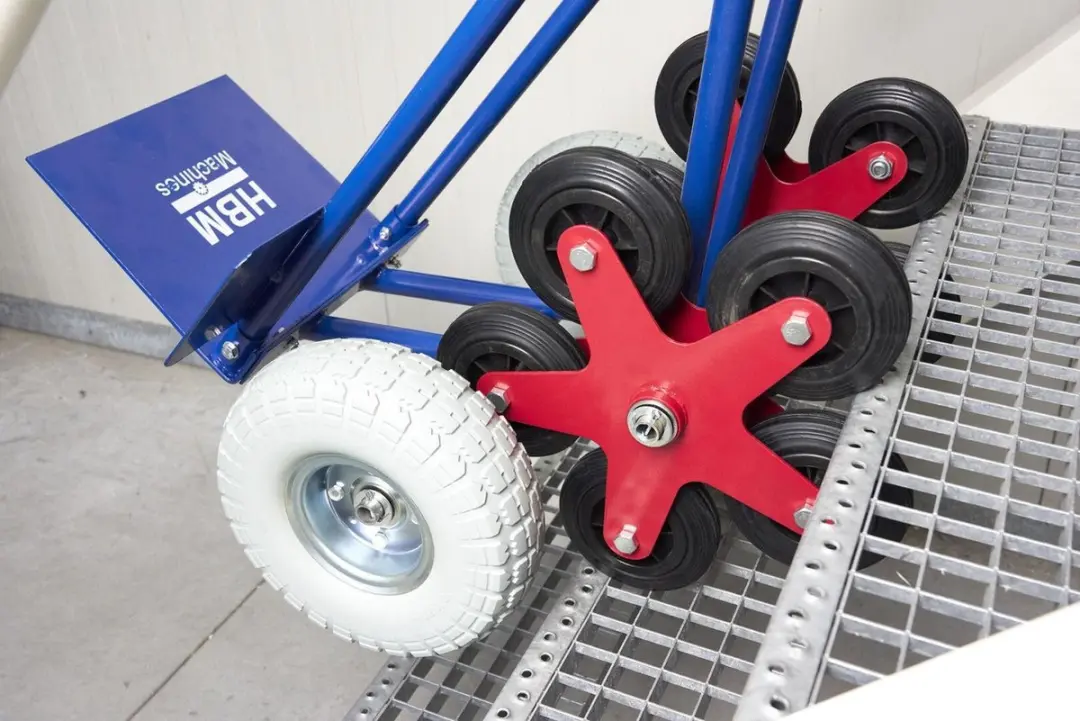 HBM Trapsteekwagen 300kg - Blauw