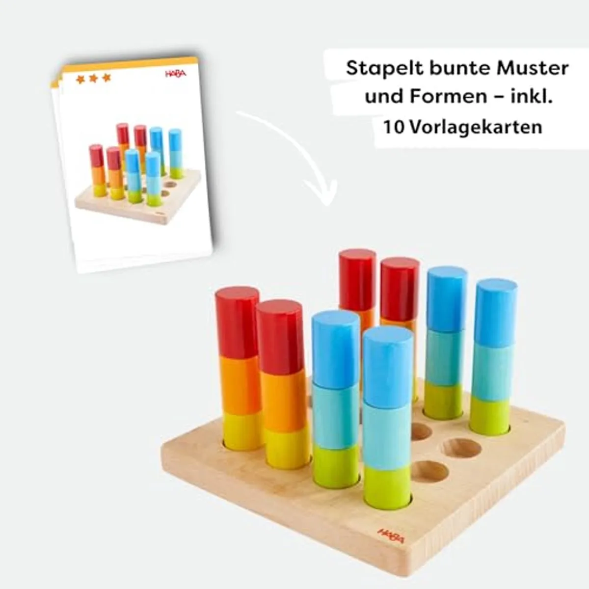 Haba Insteekspel Cilinder - Multicolor