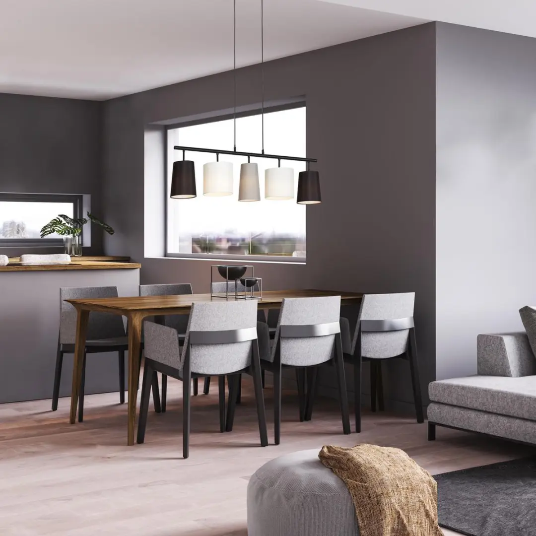 Briloner SHADES Hanglamp - 5 Lichts - Zwart