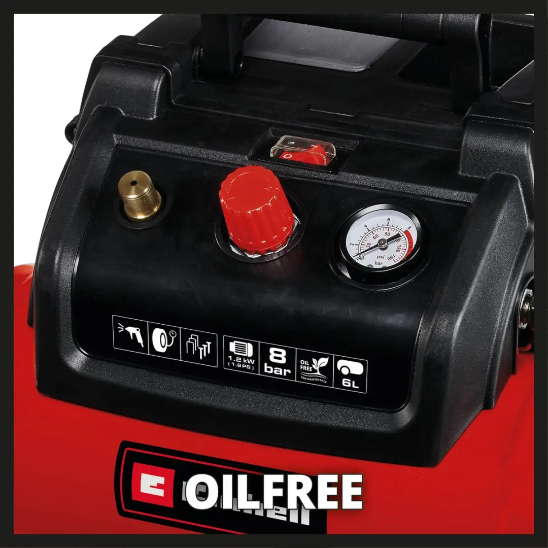 Einhell TC-AC 190/6/8 Elektrische Compressor 1200W - 8 bar