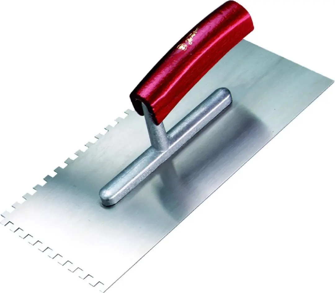 Melkmeisje Plakspaan 2-zijden Getand 280x130mm