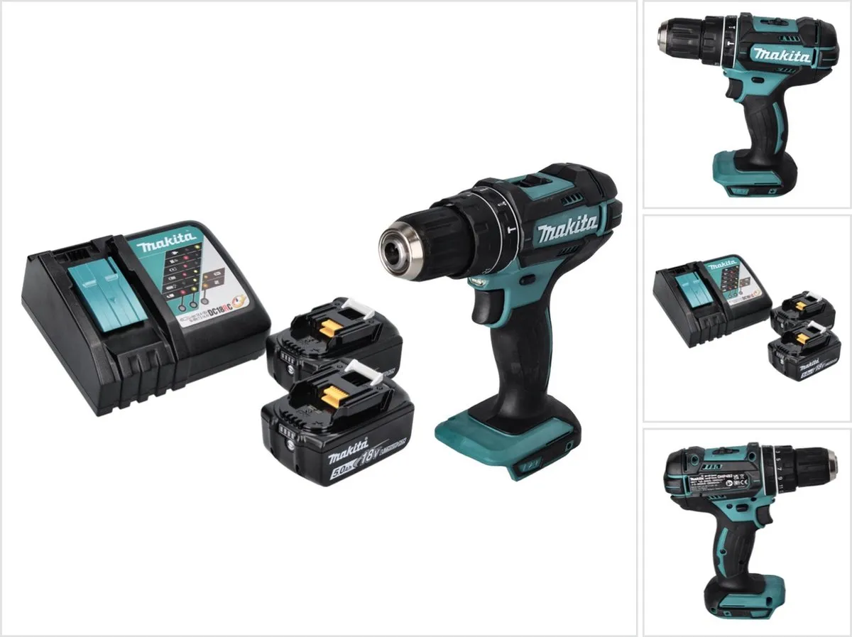 Makita DHP 482 RT Klopboormachine 18V 62Nm
