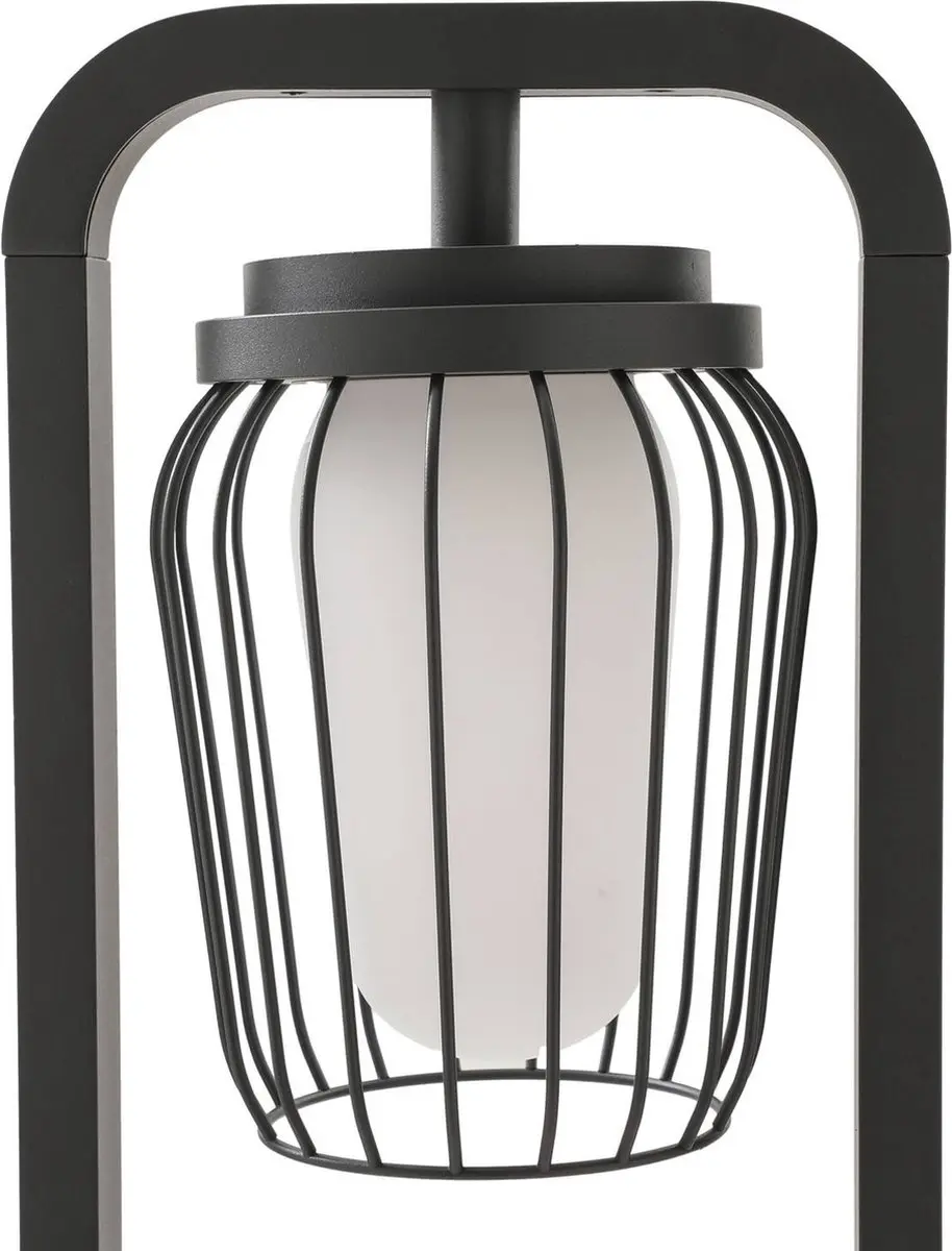 Lucande Tuinpadverlichting Aluminium 15W E27 - 90cm - Donkergrijs