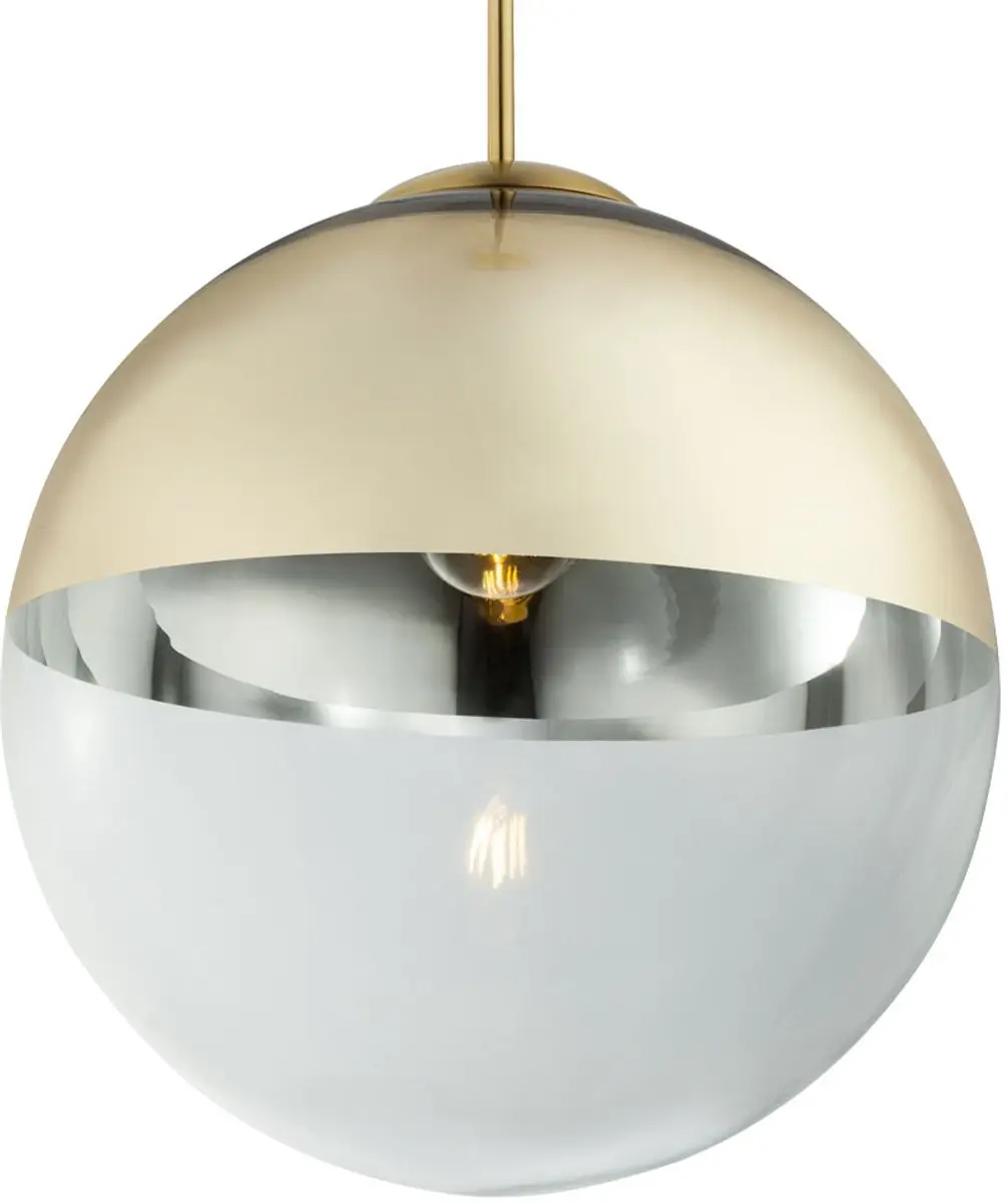Globo Varus Hanglamp - Ø33cm - Goud - afbeelding 6 van 6