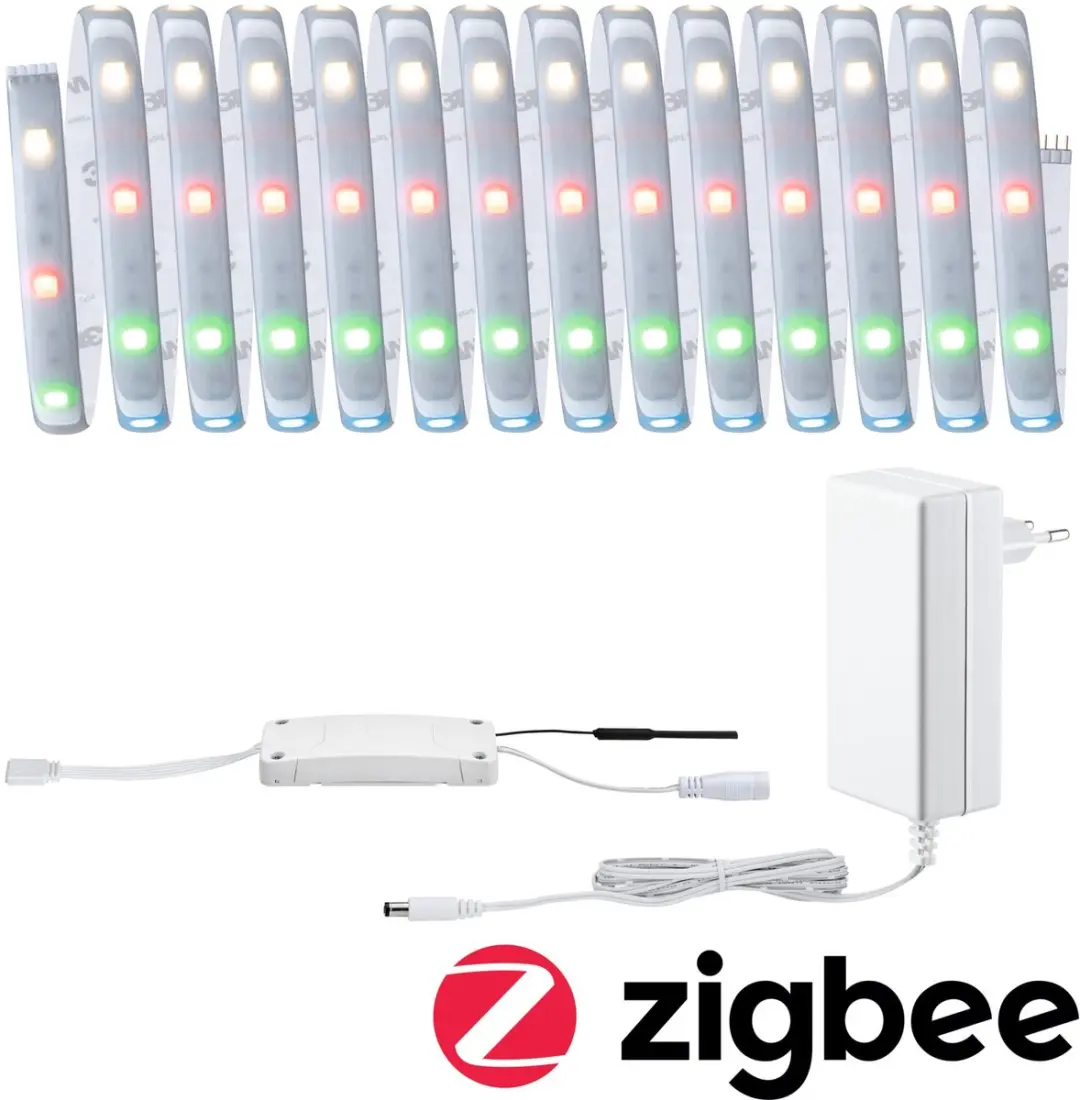 Paulmann MaxLED 250 Zigbee Smart Home LED Strip Basisset 5m RGBW+ - Zilver