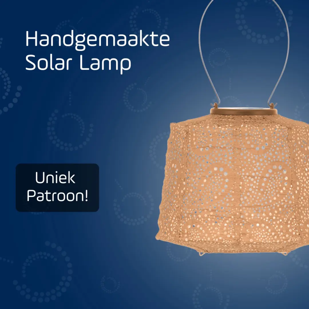 Lumiz Paisley Zonne Tuinlamp - Abrikoos