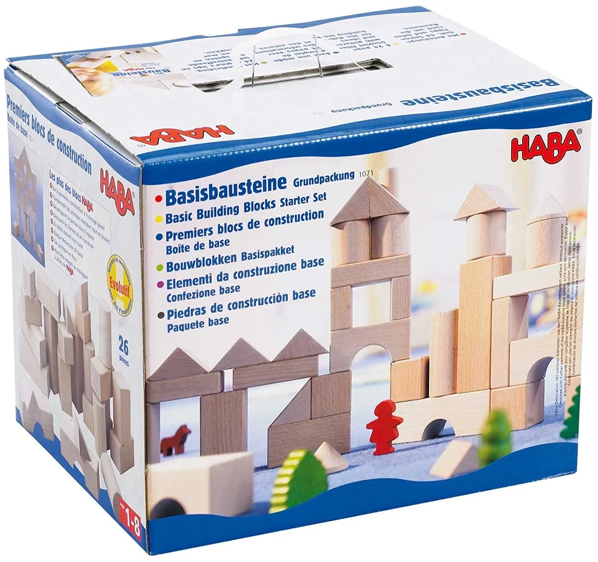 HABA Bouwblokken Basispakket 26-delig - Multicolor - afbeelding 6 van 6
