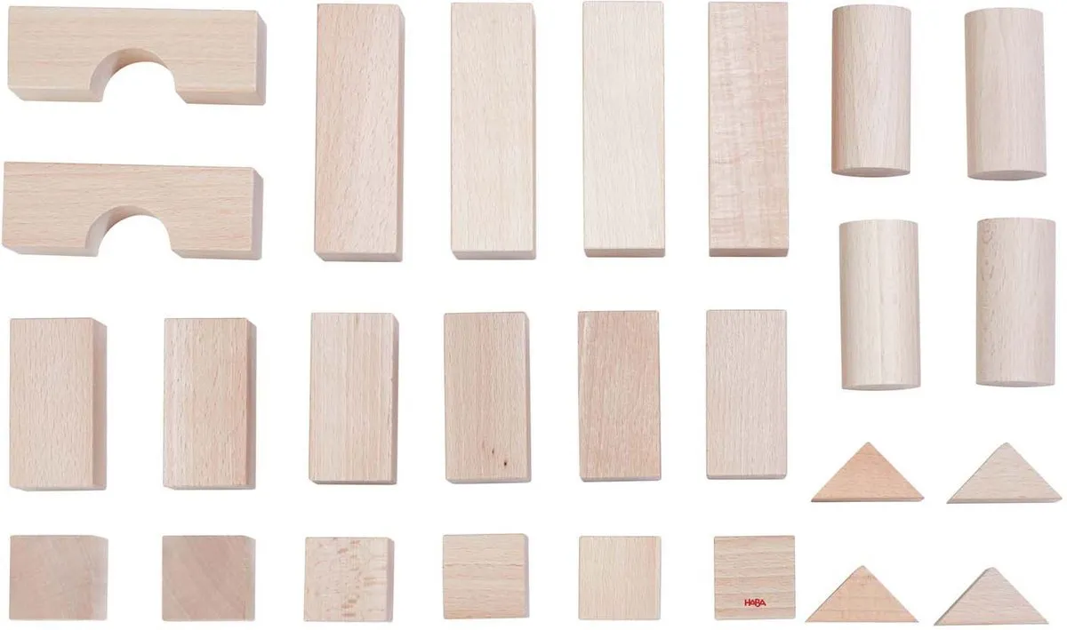 HABA Bouwblokken Basispakket 26-delig - Multicolor