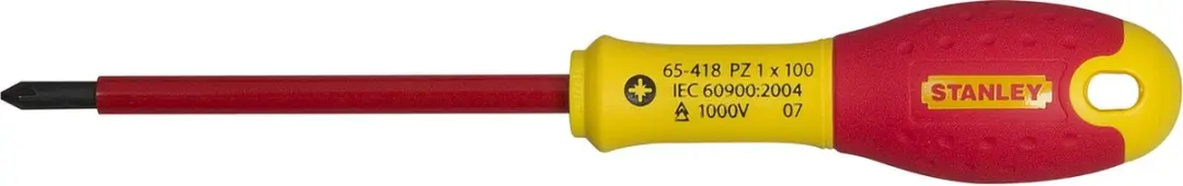 Stanley FatMax Pozidriv VDE Schroevendraaier PZ2 125mm