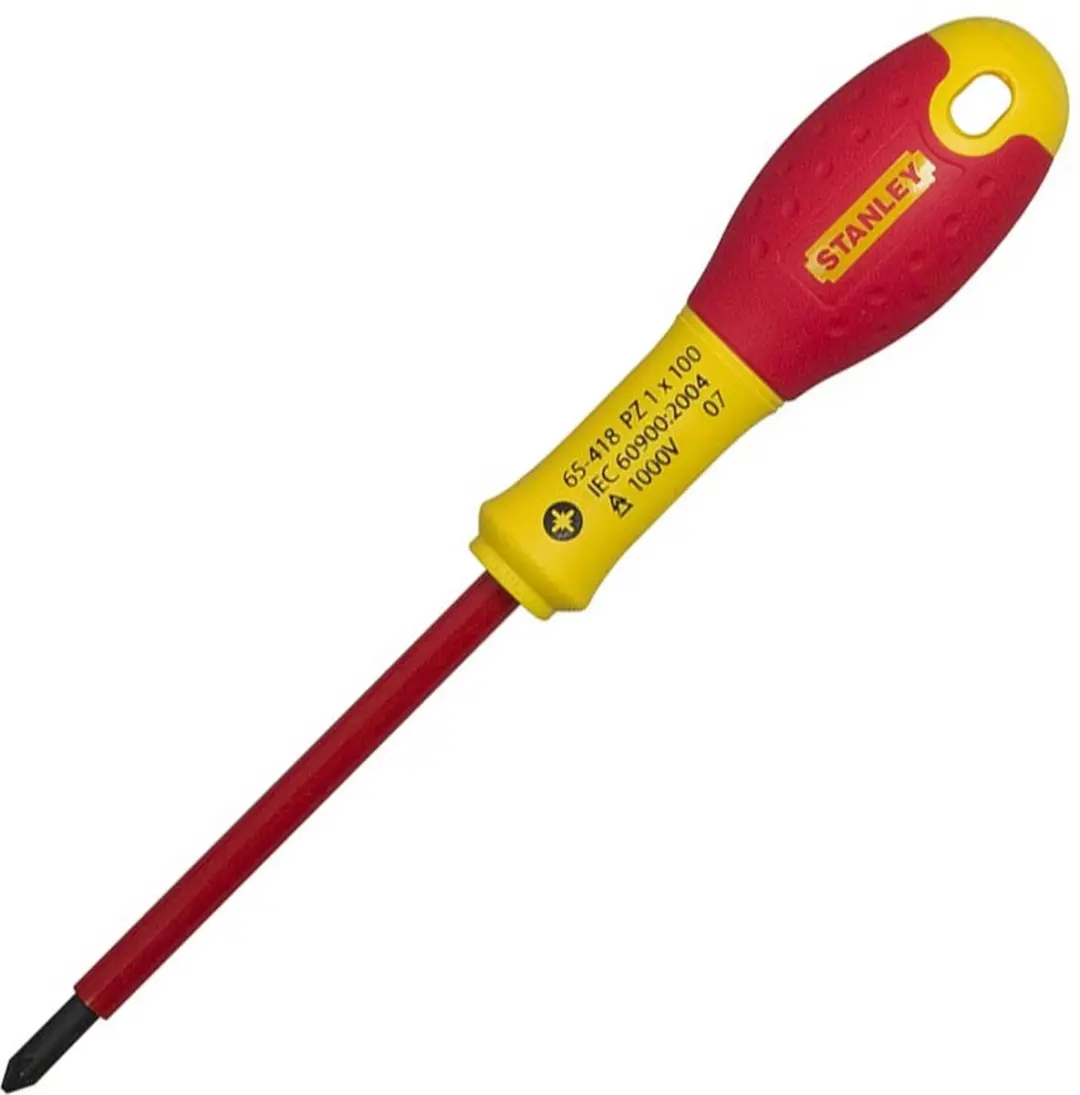 Stanley FatMax Pozidriv VDE Schroevendraaier PZ2 125mm