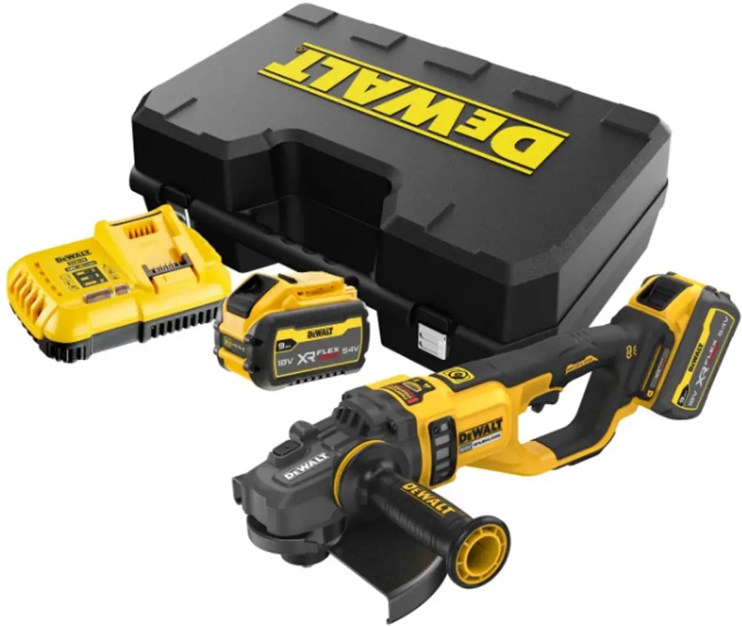 DeWalt DCG460X2 Accu Haakse Slijper 230mm 54V XR FlexVolt - 2 Accu's