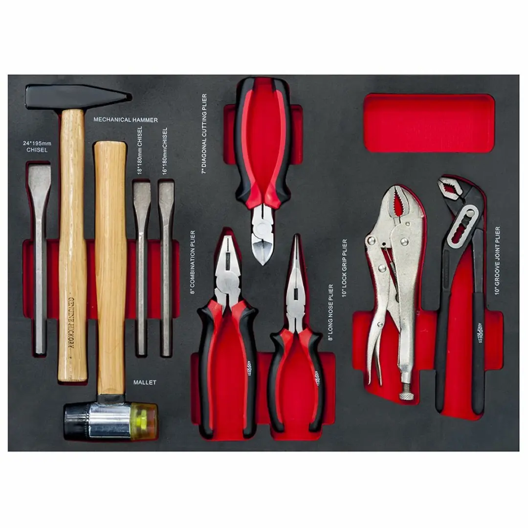 Airpress Gereedschapswagen 16 Laden - 247-delig - Rood