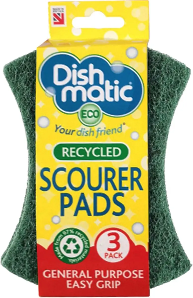 Dishmatic Schuursponsjes Grof - 3 Stuks