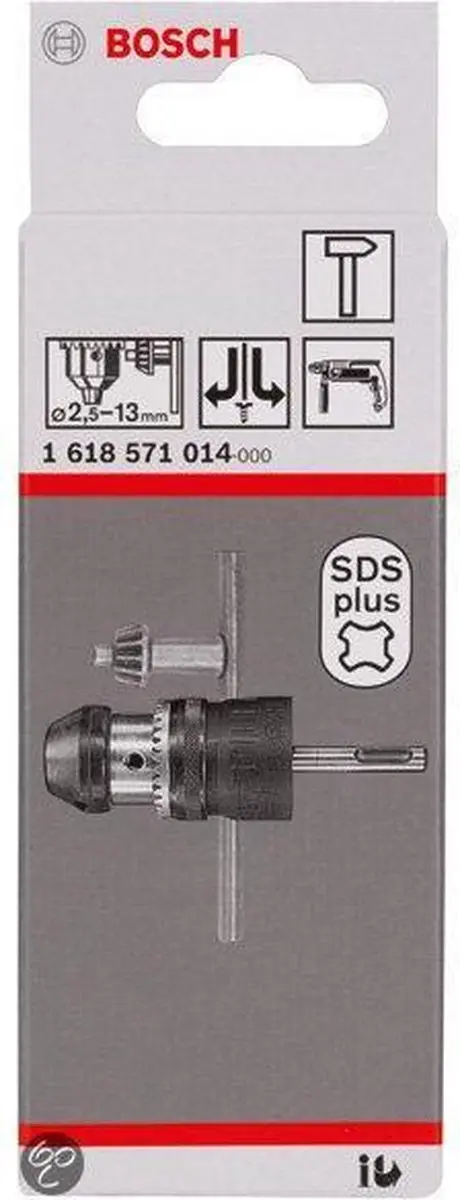 Bosch Tandkransboorhouder SDS-plus 1618571014 - 2,5–13mm