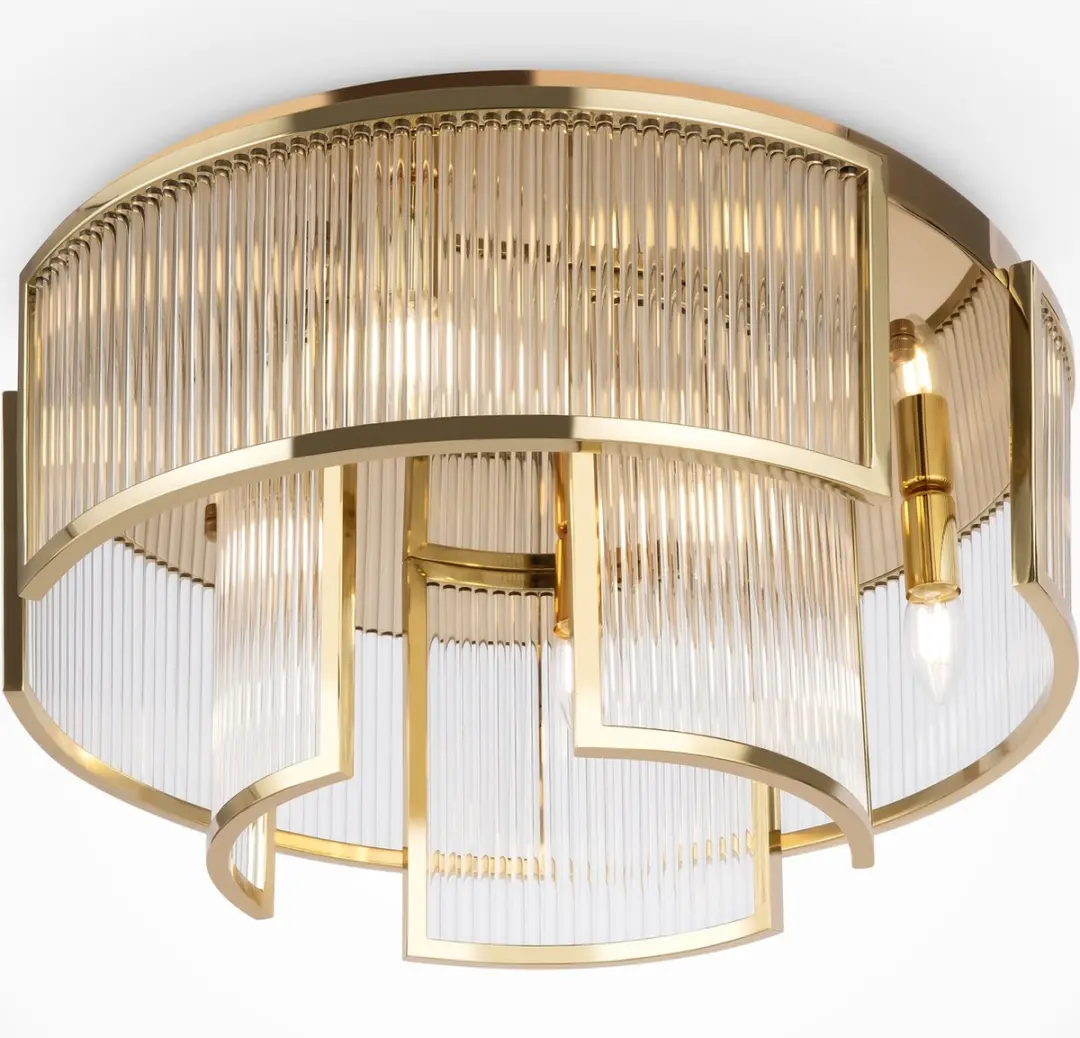 Maytoni Frame Plafondlamp Goud Ø55,4cm
