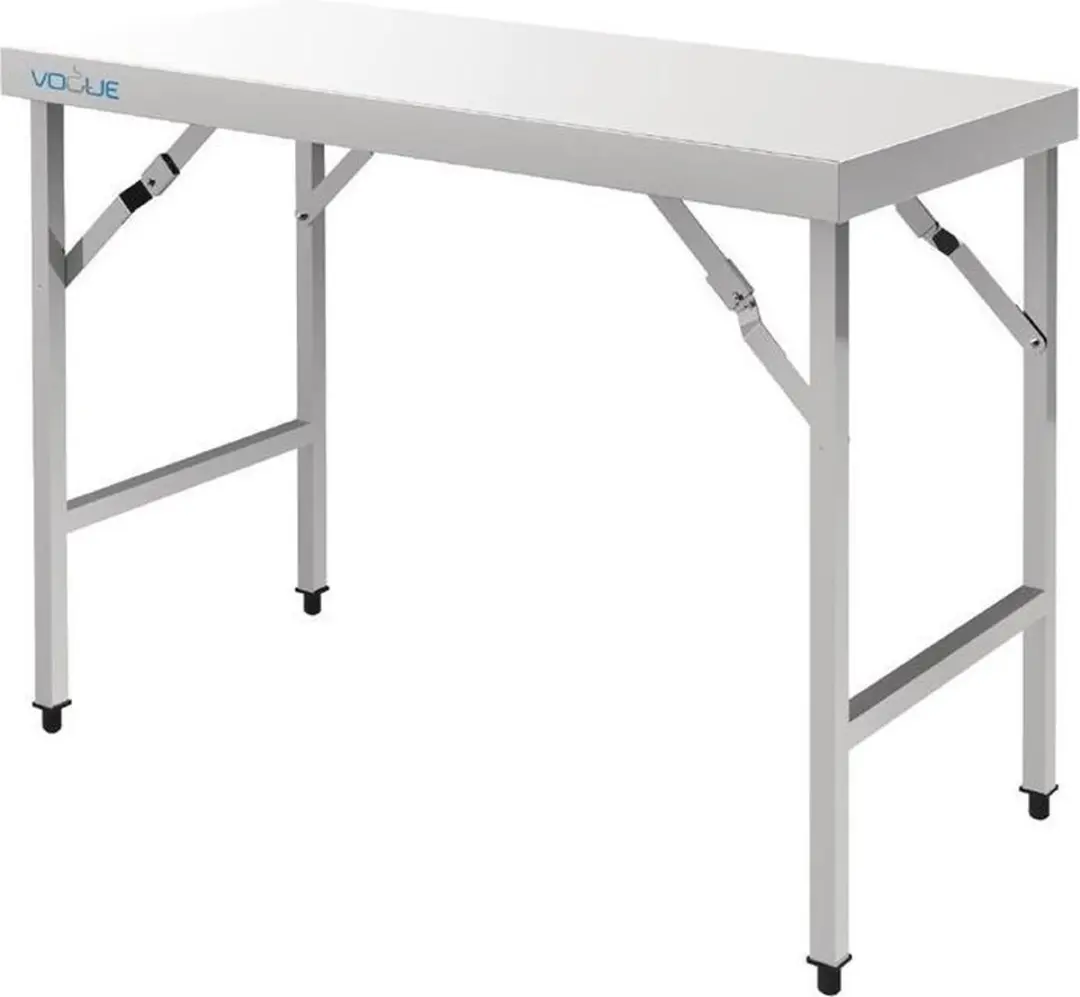 Vogue CB905 Inklapbare RVS Werktafel 120cm