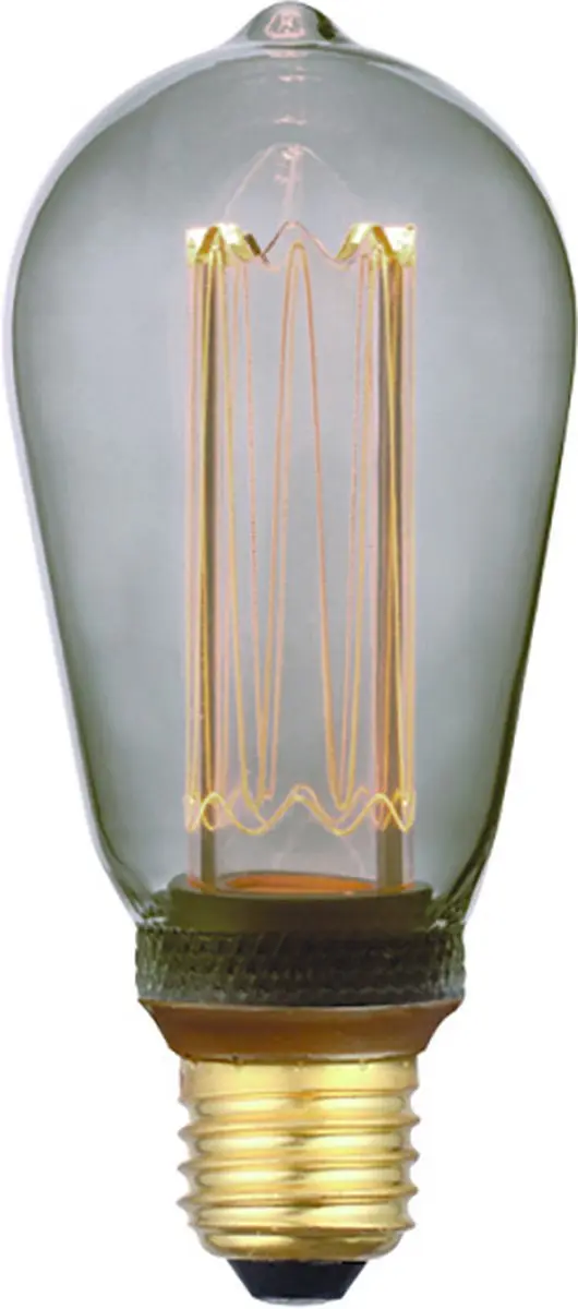 Freelight LED ST64 Rookglas Lamp 5W 1800K