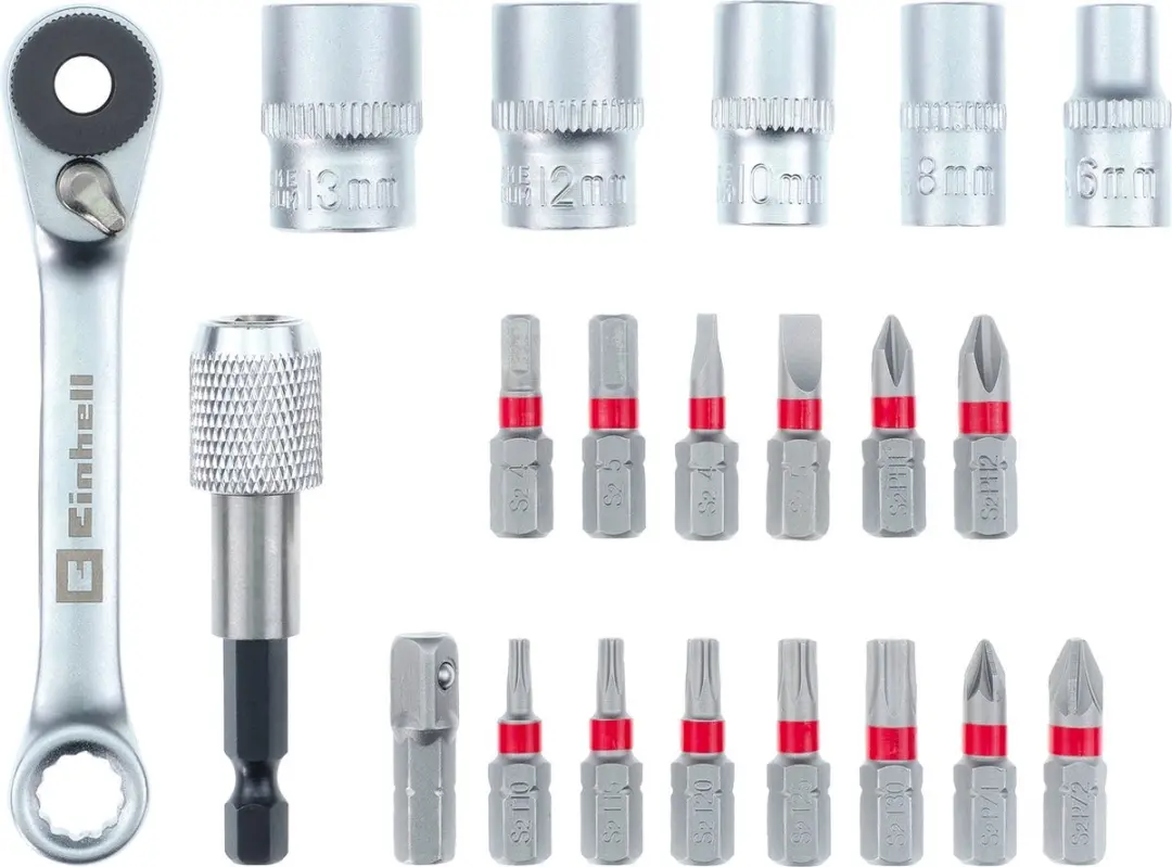 KWB Einhell 4513320 Dopsleutel & Bitset 21-delig