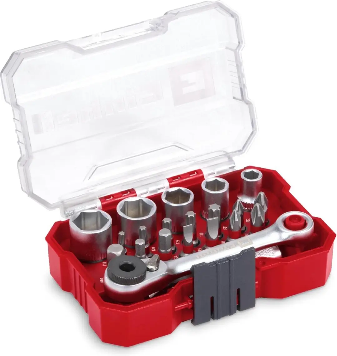 KWB Einhell 4513320 Dopsleutel & Bitset 21-delig