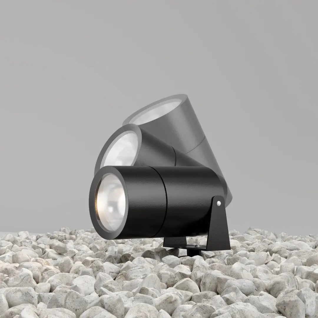 Maytoni Outdoor Bern Landschapsverlichting - 15W - Ø10,8cm - Grafiet