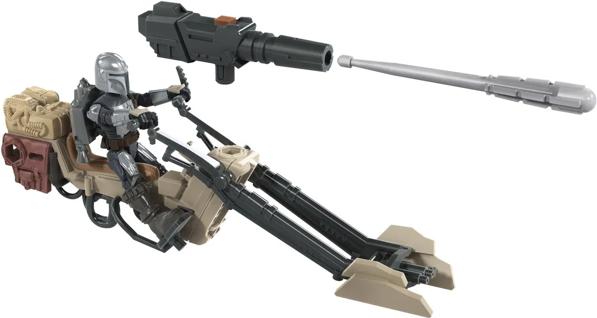 Star Wars Mission Fleet Mando & The Child Speeder E96805X0