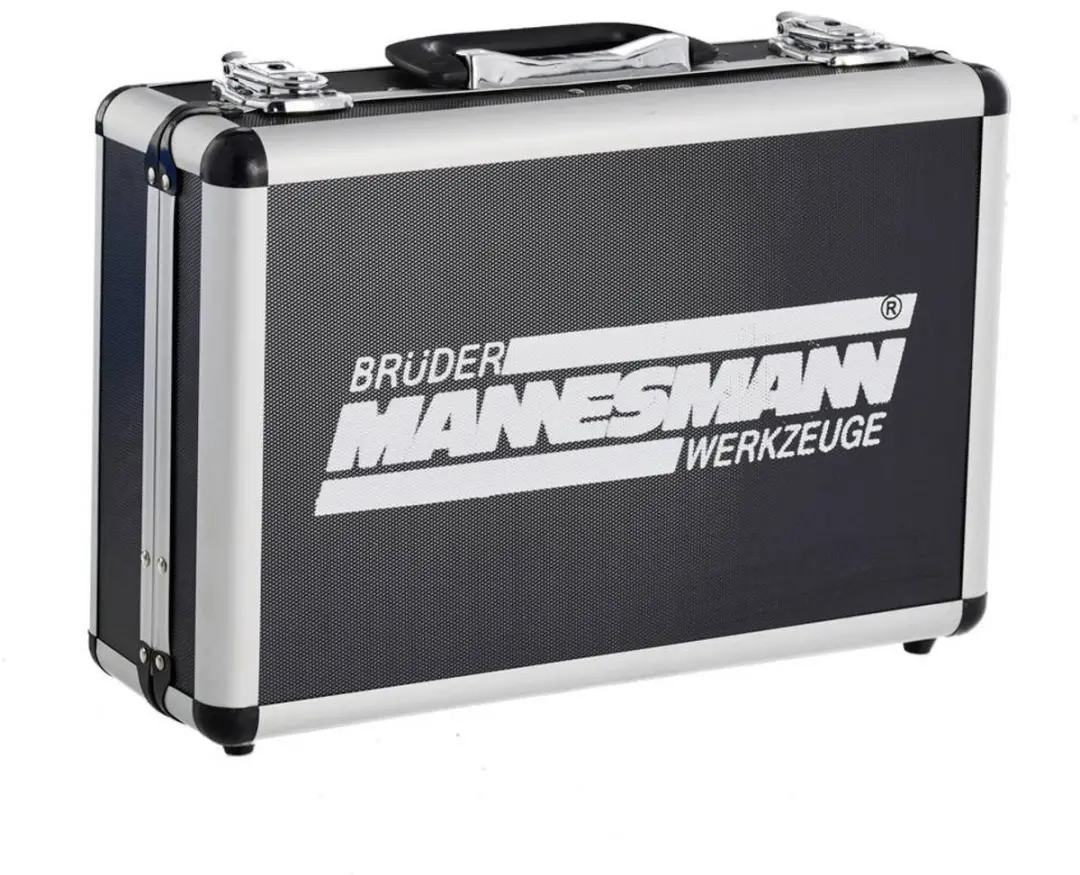Brüder Mannesmann 408582 Gereedschapskoffer 90-delig - Zwart/Zilver