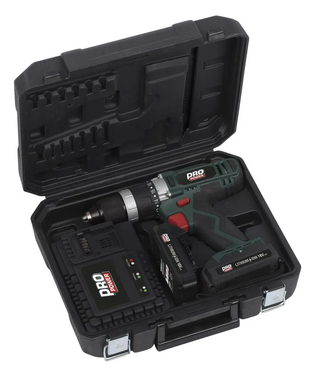 Powerplus POWP8060 Klopboormachine 18V - 2x 2000mAh