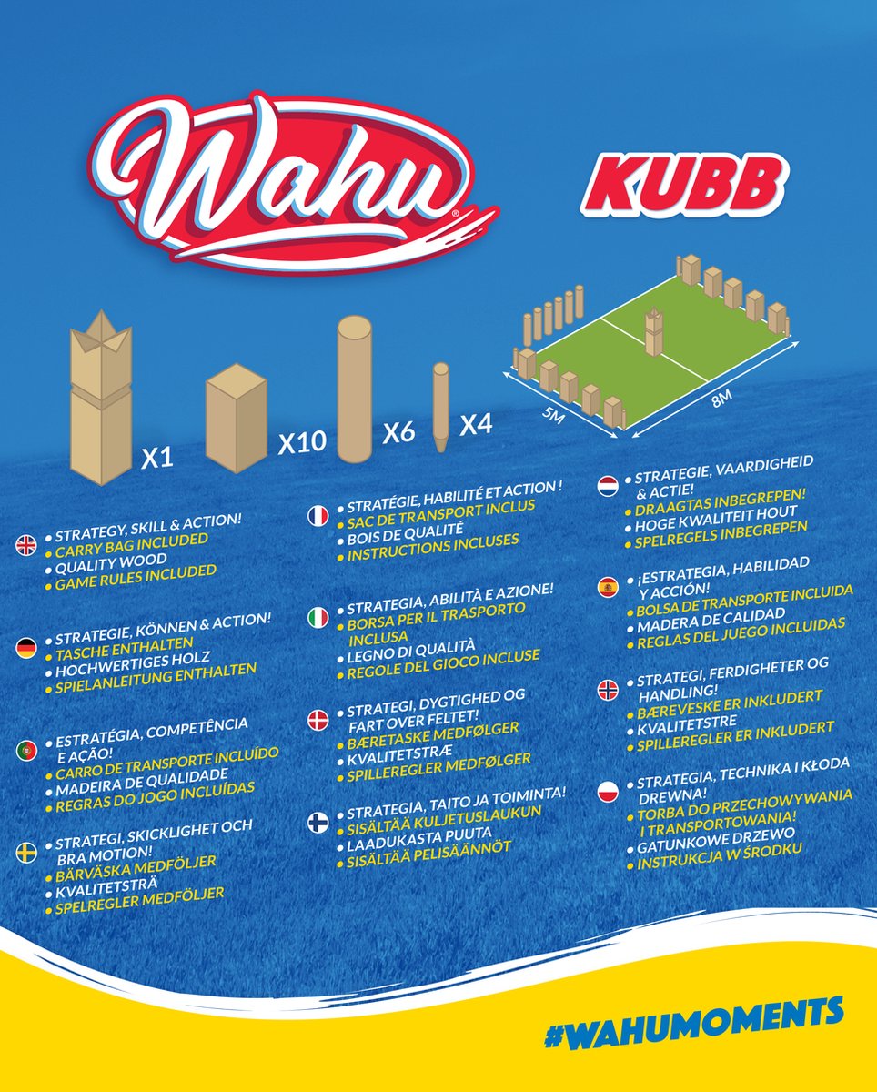Wahu - Kubb - Werpspel