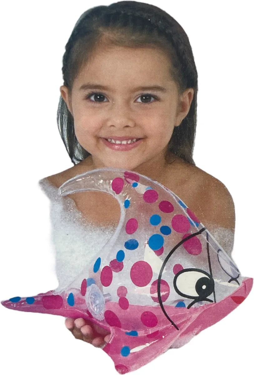 Bestway Mini Tropische Vis Opblaasbaar - 26cm - Doorzichtig