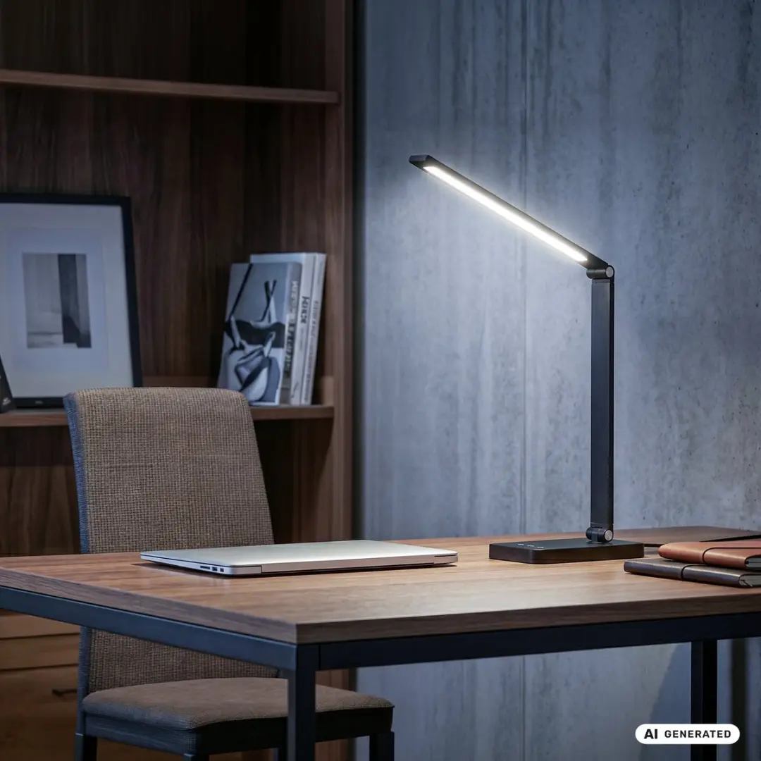 Briloner Rick LED Bureaulamp 7.5W - Zwart