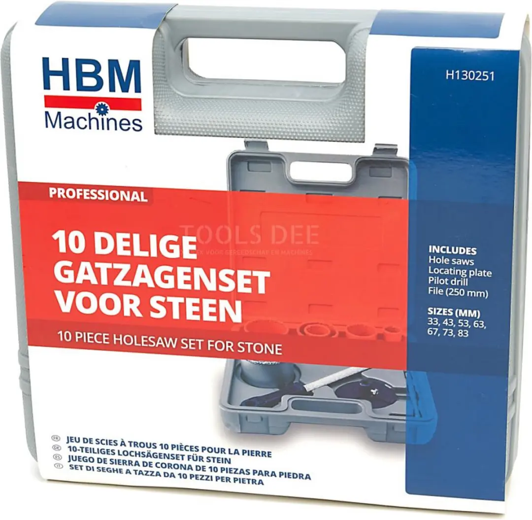 HBM 10-delige Diamant Gatzagenset