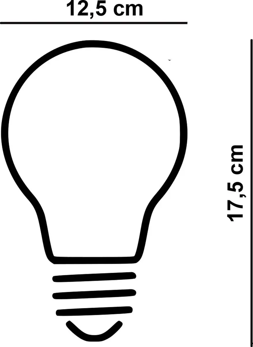 Freelight E27 Globe LED-lamp 4.3W 2200K - Rookglas