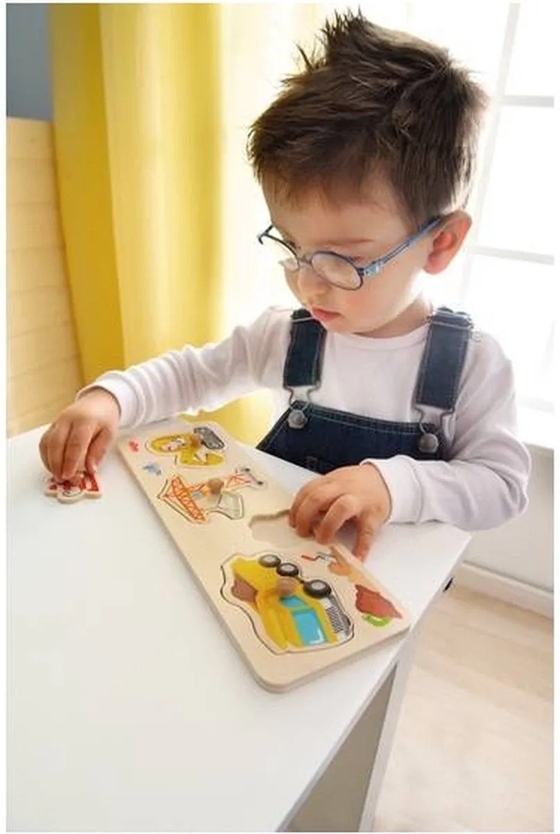 Haba Vormenpuzzel Op De Werf Junior - 4 Stuks Multicolor