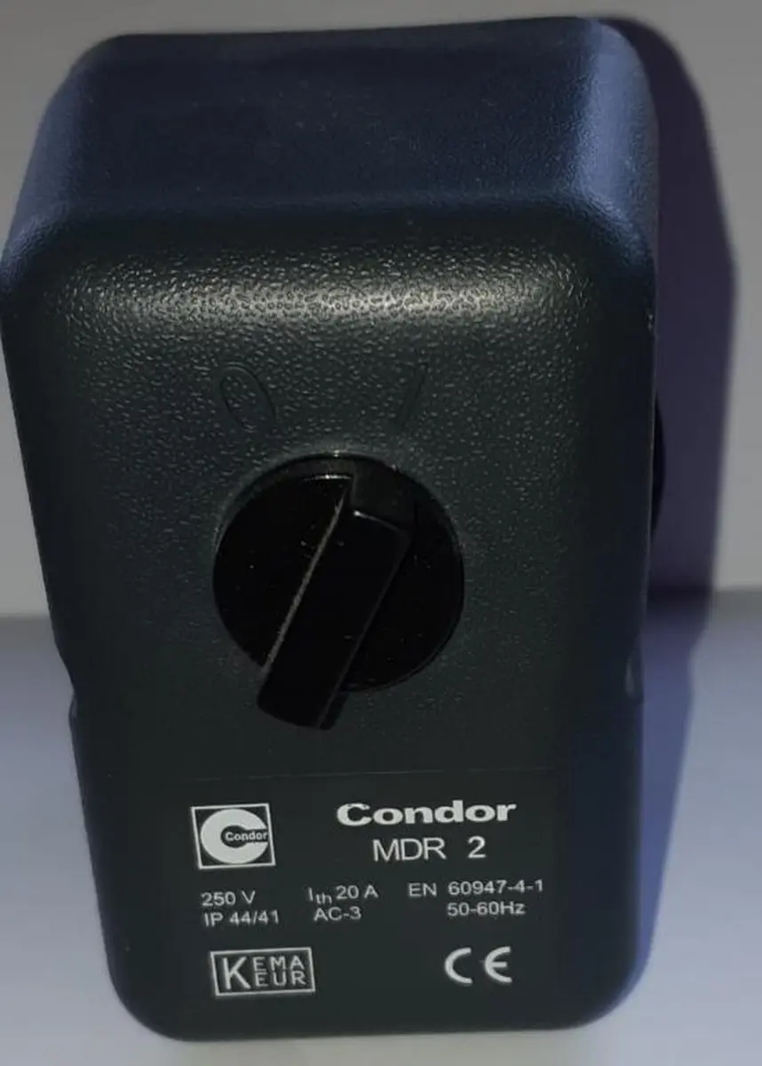 Condor NeMa MDR 2 Drukschakelaar 230V - 1 Aansluiting