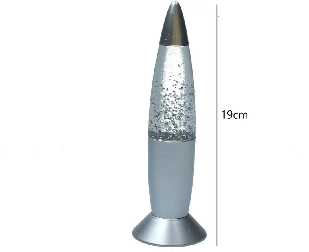 Delight Retrolamp Lavalamp 19cm - Grijs