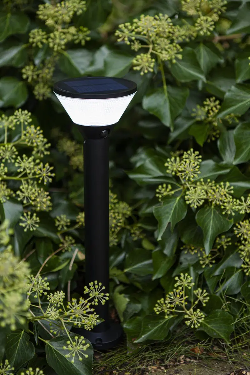 Lutec Connect Karlo Slimme LED Prikspot Zonne-energie - Zwart