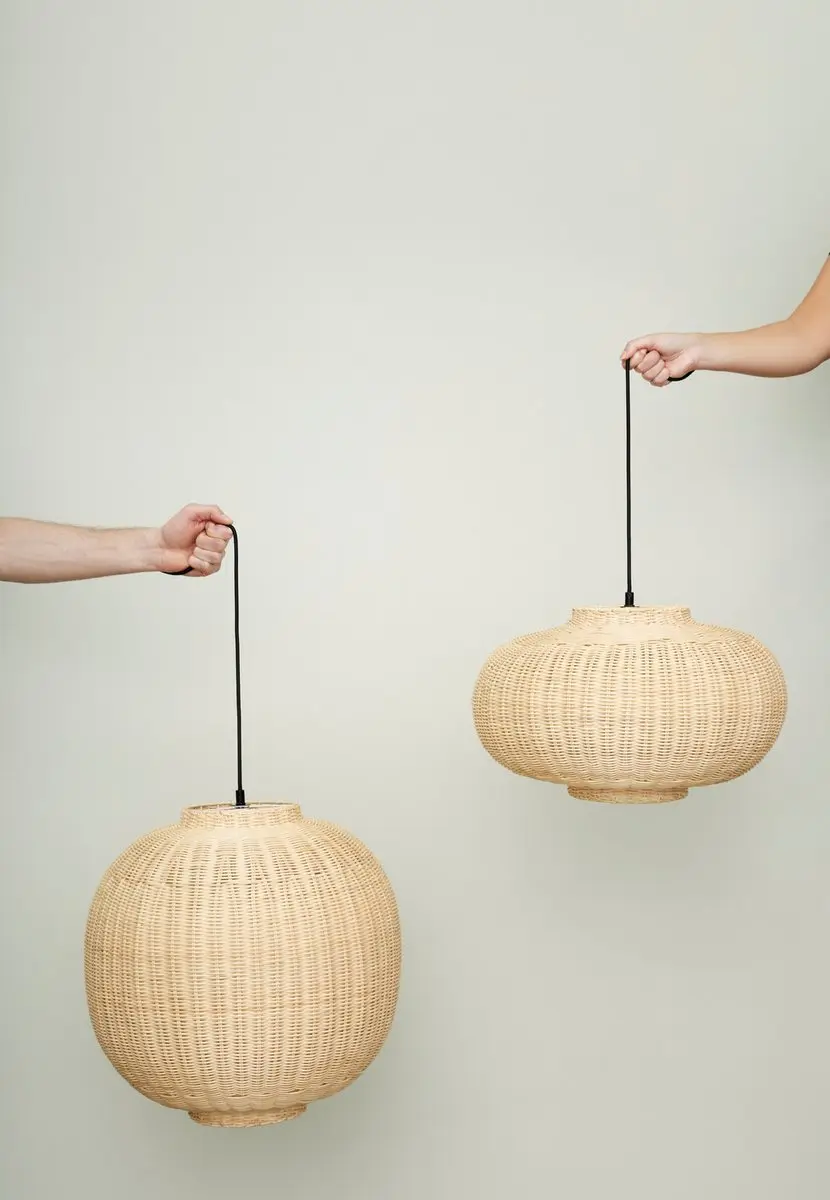 Hübsch Chand Hanglamp 991528 - Naturel