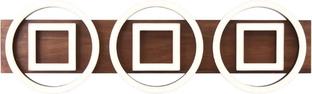 Brilliant Maureen Plafondlamp - 31W - Hout Zwart