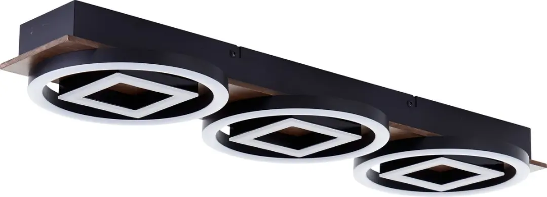 Brilliant Maureen Plafondlamp - 31W - Hout Zwart