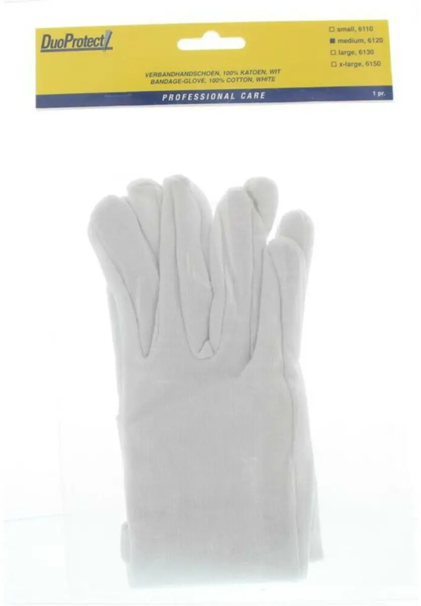 Duoprotect Katoenen Handschoenen Medium
