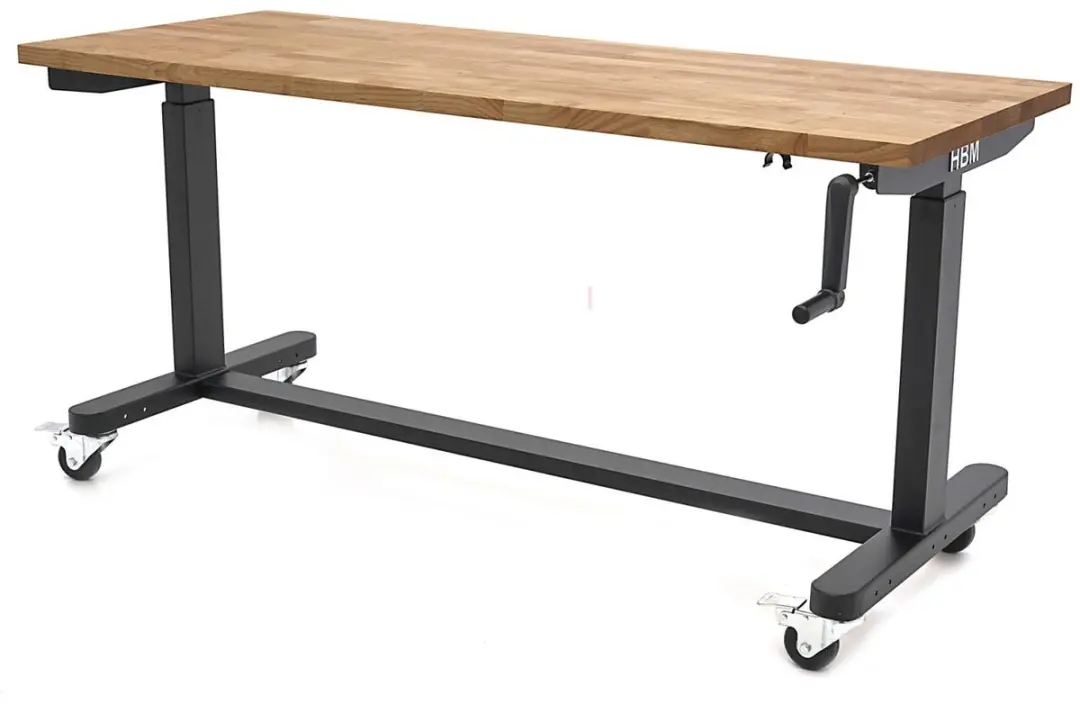 HBM Verrijdbare Werkbank 152x61cm - Houten Blad - 68kg