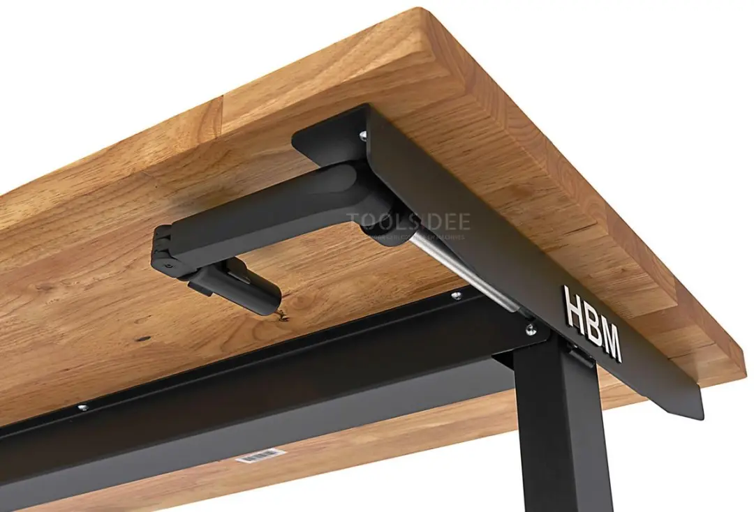 HBM Verrijdbare Werkbank 152x61cm - Houten Blad - 68kg
